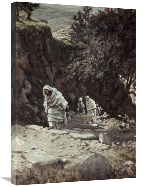 Global Gallery GCS-280368-30-142 30 in. Jesus on His Way to Ephraim Ar