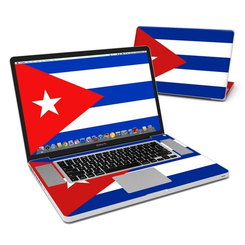 DecalGirl MBP17-FLAG-CUBA Apple MacBook Pro 17 in. Skin - Cuban Flag