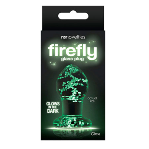 Firefly Glass Plug Small Clear