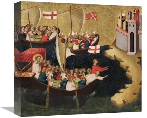 Global Gallery GCS-456785-16-142 16 in. Arrival of Saint Ursula at Col