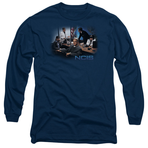 Trevco CBS492-AL-6 NCIS & Original Cast Long Sleeve Adult Cotton 18-1 