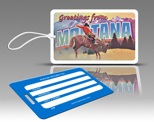 Insight Design 770720 TagCrazy Luggage Tags- Montana- Set of Three
