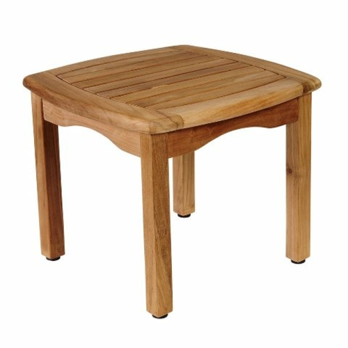 International Home Miami SC INTAN Amazonia Intan Teak Square Side Tabl