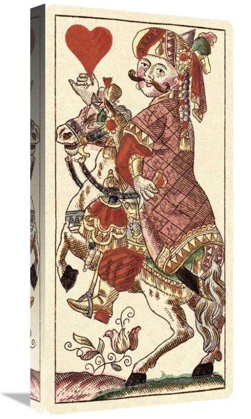 Global Gallery GCS-455062-1224-142 12 x 24 in. Knight of Hearts - Baue