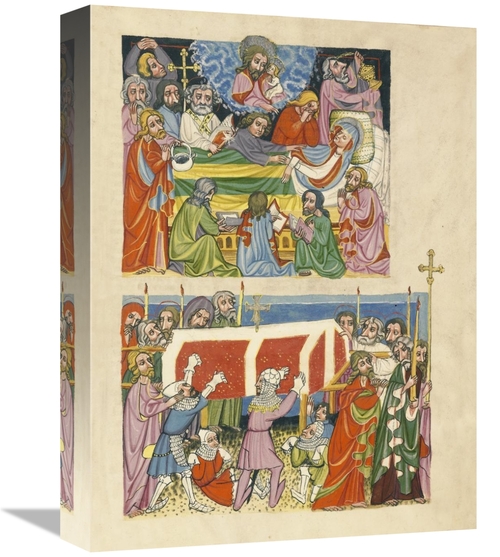 Global Gallery GCS-454744-1216-142 12 x 16 in. The Death of the Virgin