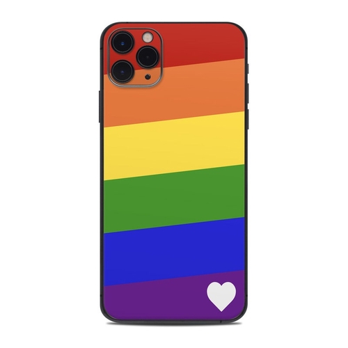 DecalGirl AIP11PM-RNBSTRP Apple iPhone 11 Pro Max Skin - Rainbow Strip