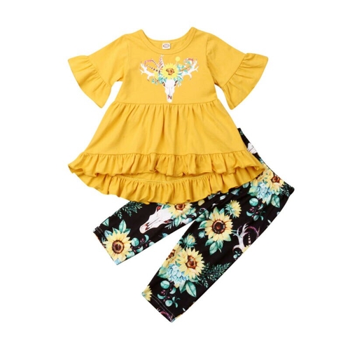 Pretty Kids Baby Girl Outfits Clothing Flare