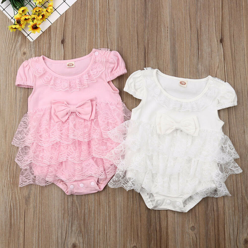 0 18M Infant Baby Girls Princess One Piece