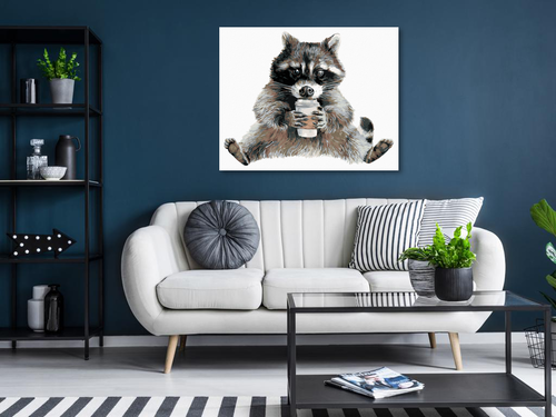 Paint by Numbers - RACCOON AND COFFEE (HOLLY SIMENTAL)