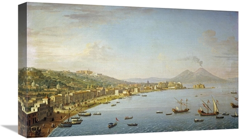 Global Gallery GCS-266640-22-142 22 in. View of Naples from Posillipo 