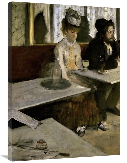 Global Gallery GCS-277324-36-142 36 in. in a Cafe - Absinthe Art Print