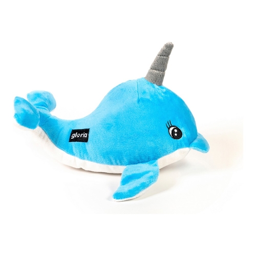 Soft toy for dogs Gloria Nuka 11 x 25 x 13 cm Narwhal Polyester