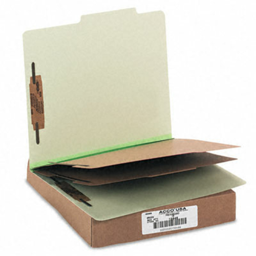 Acco 15046 Pressboard 25-Point Classification Folders  Ltr  6-Section 