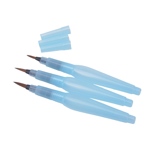 3Pcs Large capacity Refillable Pilot Water Brush
