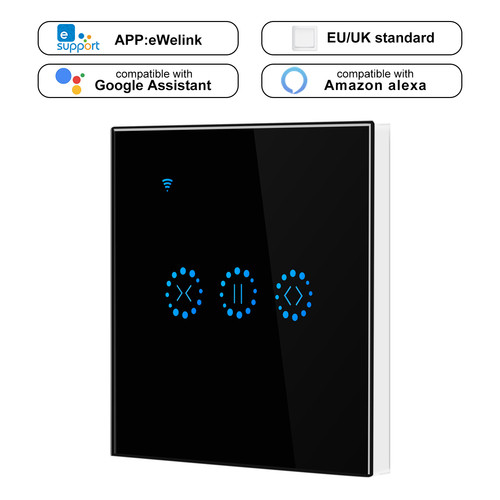 WiFi Electrical Blinds Switch Touch Panel