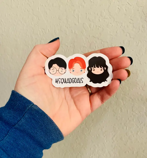 Squad Goals-Harry Potter Sticker and Magnet