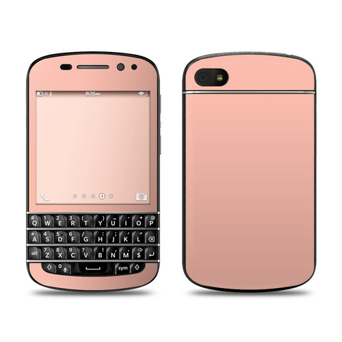 DecalGirl BQ10-SS-PCH BlackBerry Q10 Skin - Solid State Peach