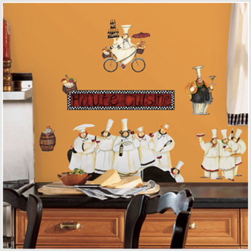 Roommates RMK1255SCS Chefs Peel & Stick Appliques