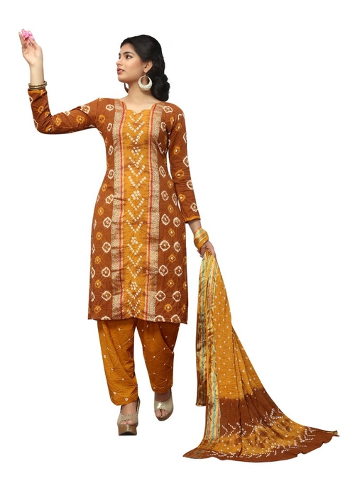 Generic Women's Satin Cotton Salwar Material