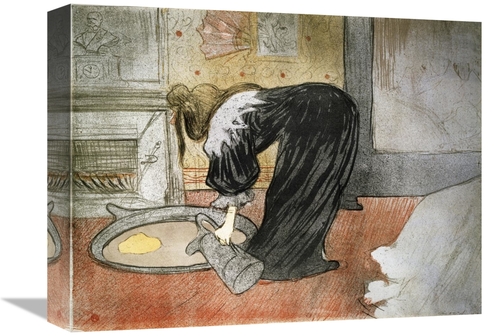 Global Gallery GCS-278180-16-142 16 in. Elles - Woman with a Tub Art P