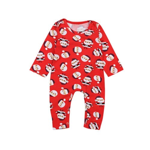 Fashion Christmas Newborn Kid Baby Girl Boy Long