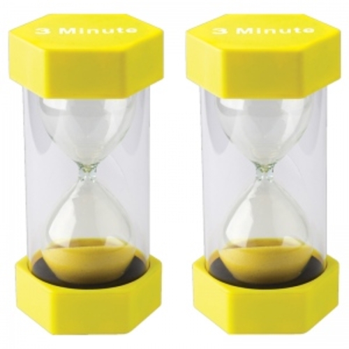 Teacher Created Resources TCR20659BN 3 Minute Plastic Colored Large Sa