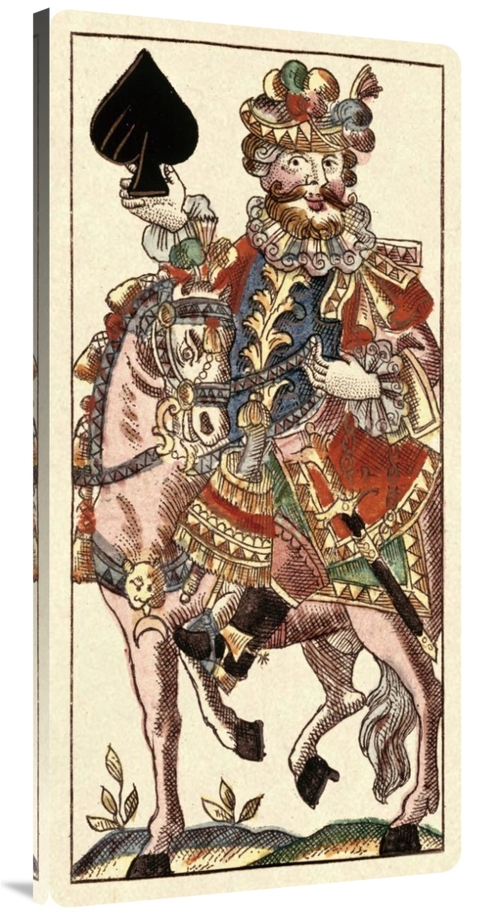 Global Gallery GCS-455058-2448-142 24 x 48 in. Knight of Spades - Baue