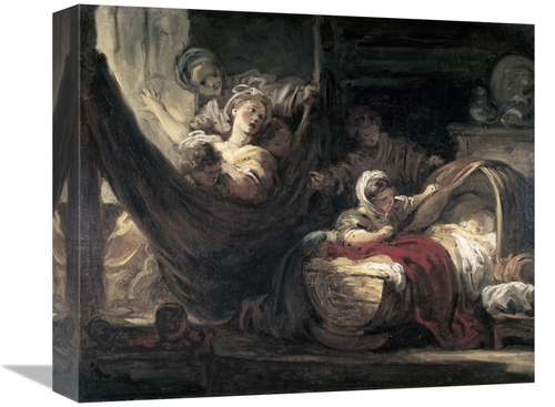 Global Gallery GCS-277586-16-142 16 in. Cradle Art Print - Jean Honore