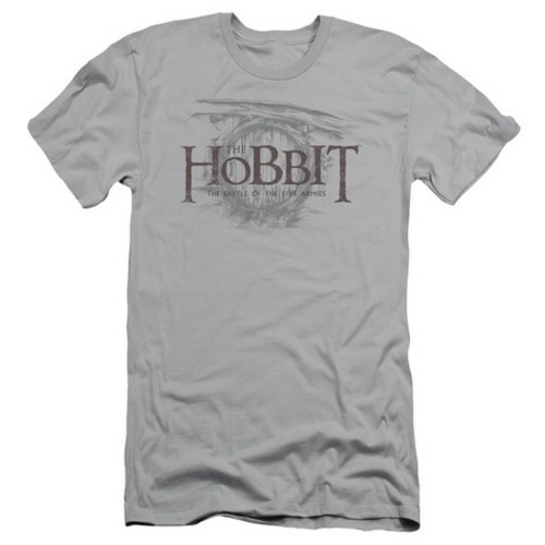 Trevco Hobbit-Door Logo Short Sleeve Adult 30-1 Tee- Silver - 2X