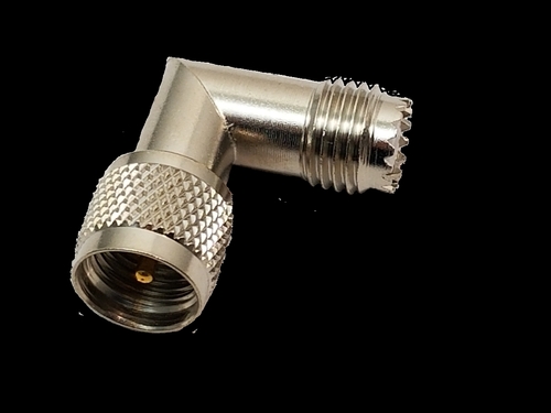 Procomm MPL08 Right Angle Mini UHF Female To Mini UHF Male