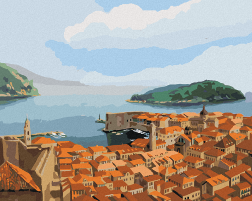 Paint by Numbers - DUBROVNIK IN CROATIA