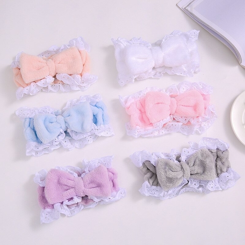 2019 Cute Kids Adult Girls Headband Bowknot Lace