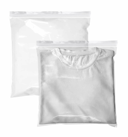 Pack of 500 Zipper Bags, Clear 12 x 12. Heavy Duty Seal Top