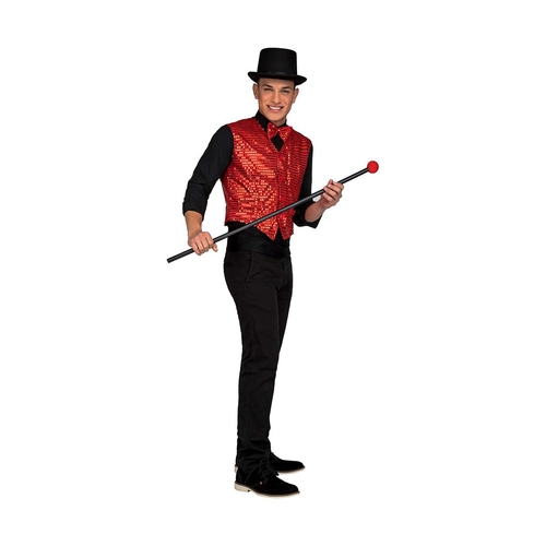 Costume for Adults My Other Me Showman Red Vest