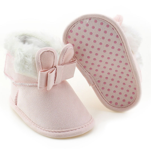 Newborn Baby Infant Toddler Girl Boots Crib Shoes