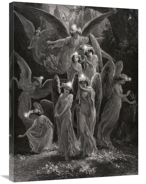 Global Gallery GCS-281950-36-142 36 in. The Dews of Evening, C.187