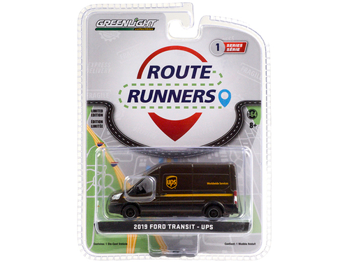 2019 Ford Transit High Roof Van Brown \United Parcel Service\" (UPS)