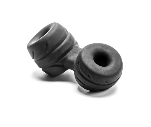 Silaskin Cock & Ball Ring and Stretcher - Black