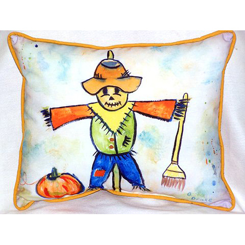 Betsy Drake HJ410 Scarecrow Large Indoor & Outdoor Pillow 16 x 20