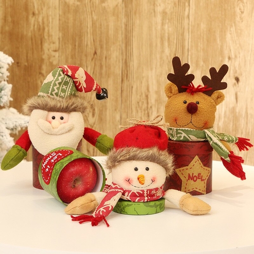 1pc Cloth Christmas Bags Candy Gift Boxes Kids
