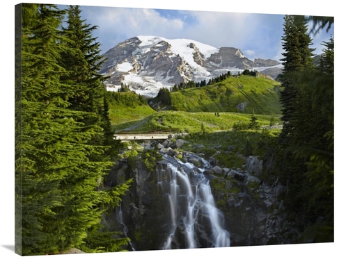 Global Gallery GCS-396824-3040-142 30 x 40 in. Myrtle Falls & Mount Ra