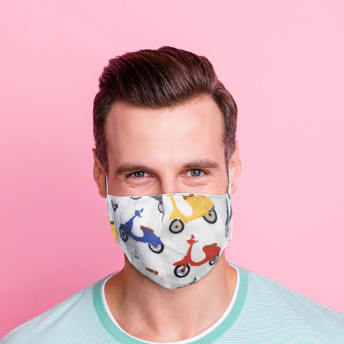 Speed King Scooter Reusable Face Covering - Large