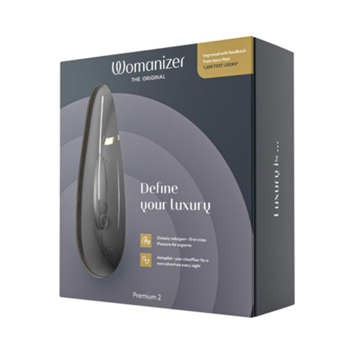 Womanizer Premium 2 Rechargeable Silicone Luxurious Pleasure Air