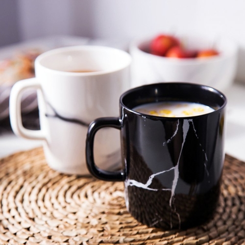 Black & White Marble Mug