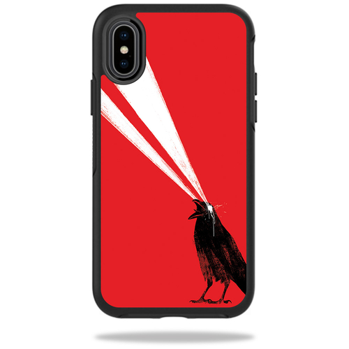 MightySkins OTSIPX-laser crow Skin for Otterbox Symmetry iPhone X or X