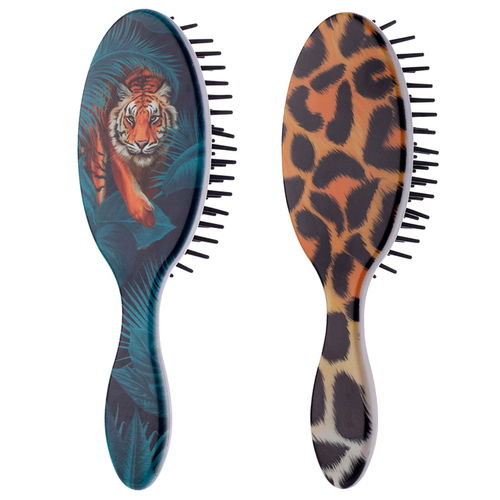 Big Cat Spots and Stripes Handy Hair Brush