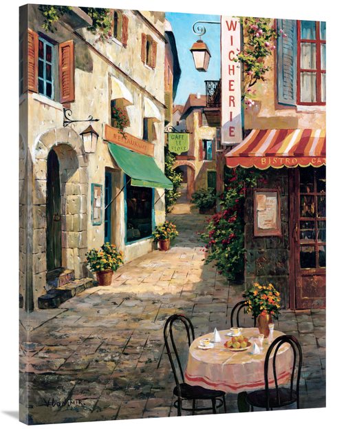 Global Gallery GCS-122976-3040-142 30 x 40 in. Cafe Le Flore Art Print