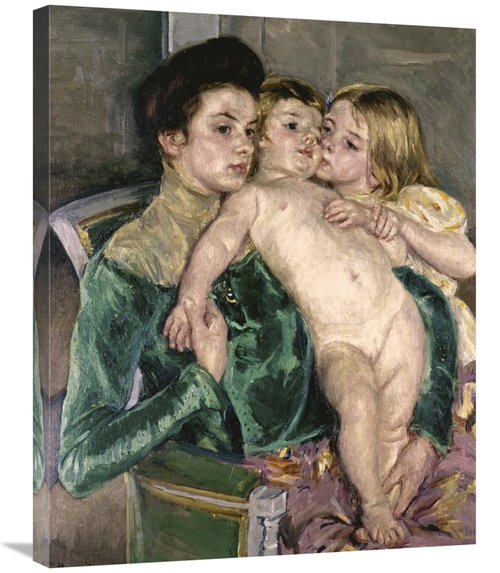 Global Gallery GCS-276990-30-142 30 in. Childs Caress Art Print - Mary