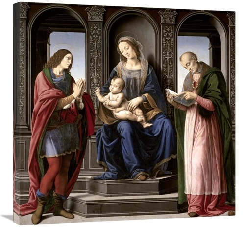 Global Gallery GCS-277396-30-142 30 in. Virgin & Child with St. Julian