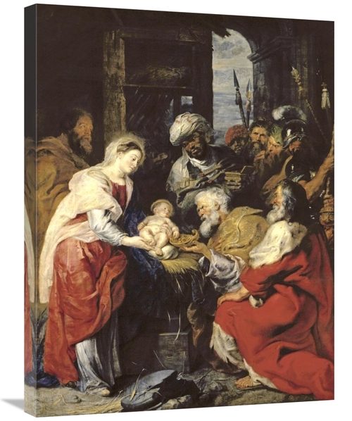Global Gallery GCS-279908-30-142 30 in. Adoration of the Kings Art Pri